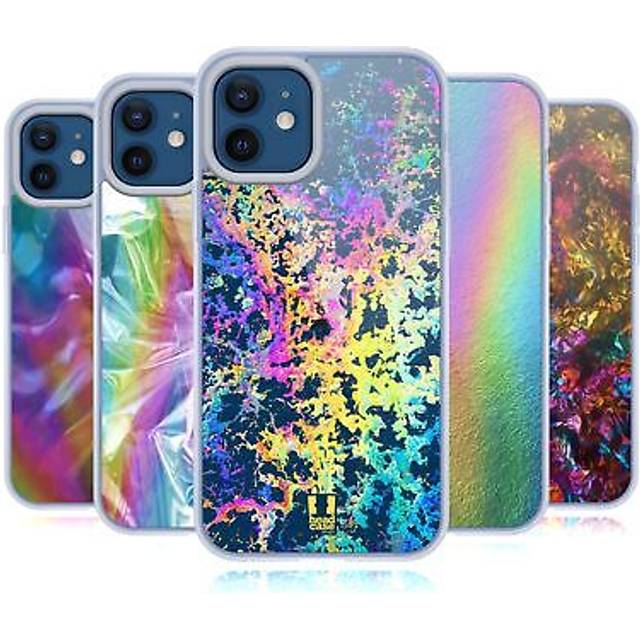 Head case designs oil slick prints gel case & wallpaper for apple iphone phones
