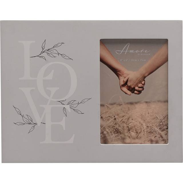 Amore Love Letters Photo Frame - Grey