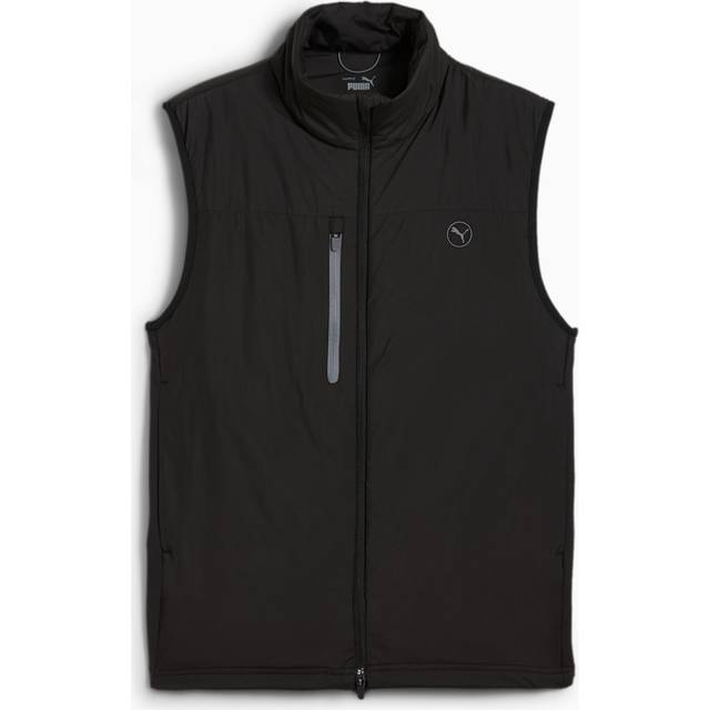 PUMA Hielands Golf Vest Men Jacket, Black, size Medium (Medium)
