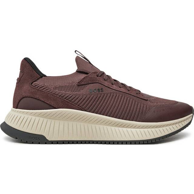Hugo, Sneakers, male, Red, 11 UK, Red Dark Low-Top Trainers Ttnm EVO