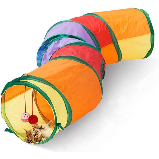 Cat Toys Cat Tunnel, Made of ultra-strong,can be used for cats, rabbits, puppies, and ferrets,S-Style