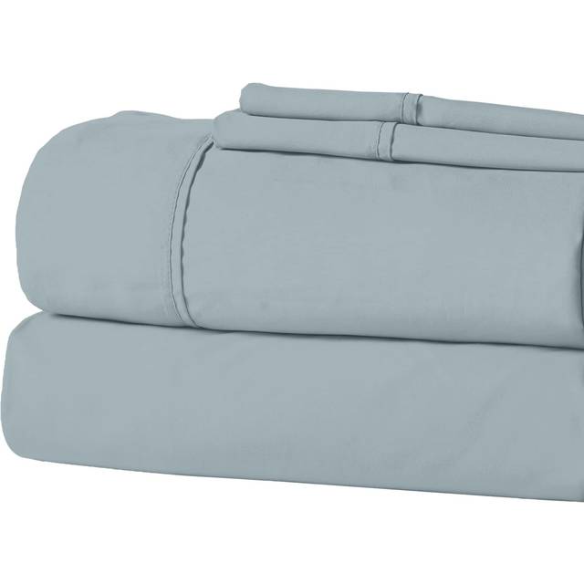 Modern Threads Soft Microfiber Solid Sheets - Luxurious Microfiber Bed Sheets - Includes Flat Sheet  Fitted Sheet with Deep Pockets  & Pillowcases Oce
