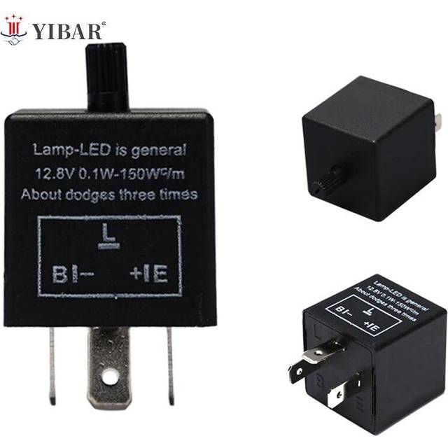 LED Flasher 12V Adjustable car switchFrequency LED CF14 3 Pin Adjust 12V