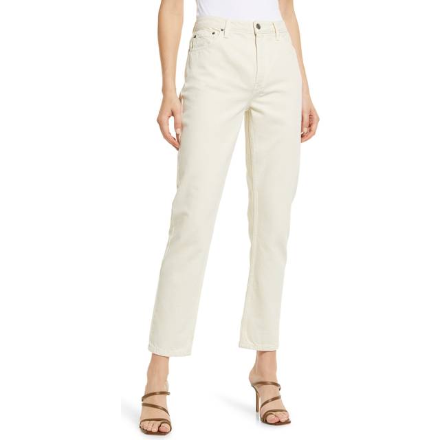 Ksubi, Straight Jeans, female, White, W28, White Slim Fit Straight Jeans