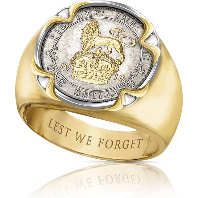 First World War ‘King’s Shilling’ 100 Years Men’s Ring