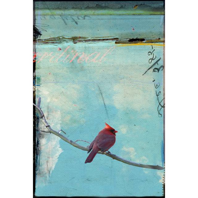 Bird Window I by Ingrid Blixt - Wrapped Canvas Painting (30cm H x 20cm W)
