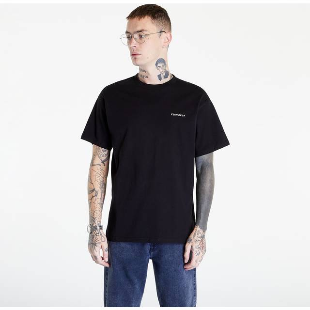 T-shirt Carhartt WIP S/S Script Embroidery T-Shirt Black/ White XS (XS)
