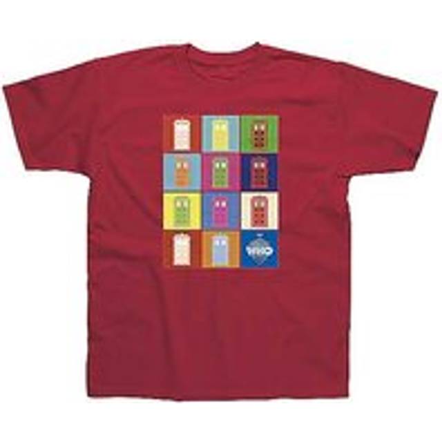 Doctor Who Men's Multi Tardis Classic T-Shirt