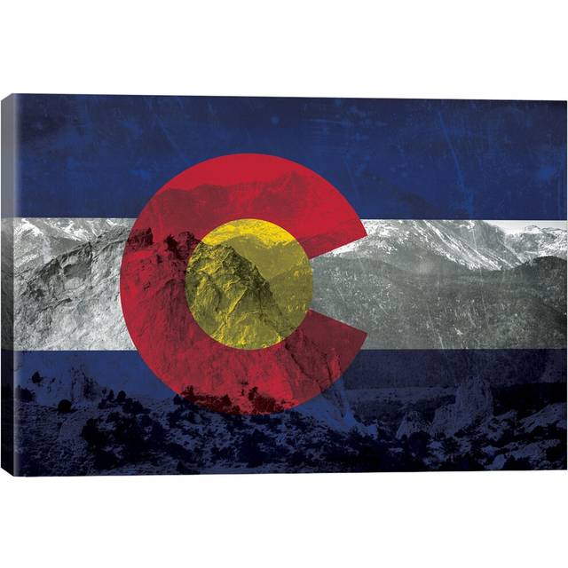 'Colorado (Pikes Peak)' by Ruane Manning - Wrapped Canvas Painting Print (152.5 cm H x 101.5 cm W x 3.175 cm D)