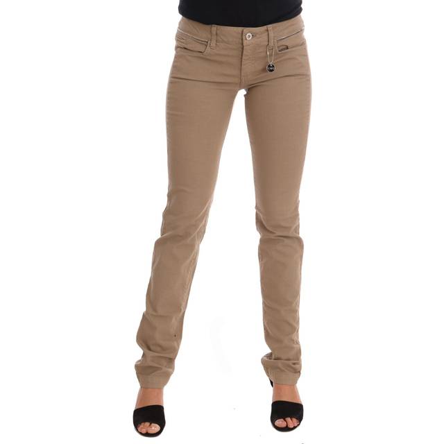Costume National, Bukser, Dame, Beige, W26, Bomuld, Super Slim Fit Beige Jeans
