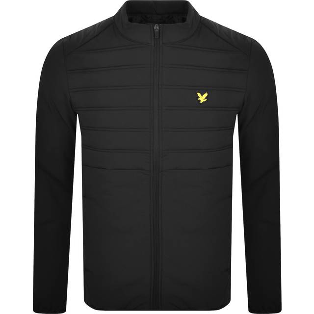 Lyle And Scott Men's Sports Hybrid Double Baffle Jacket - Black - Size: 38/Regular