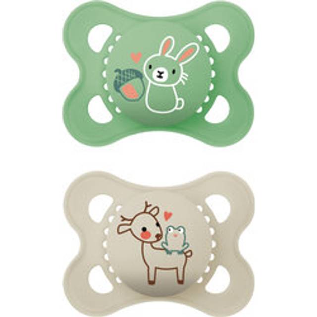 MAM Original Napp 0-6 mån Silk 2-pack Neutral