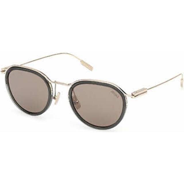 Zegna EZ0246 Sunglasses 96L Shiny Dark Green