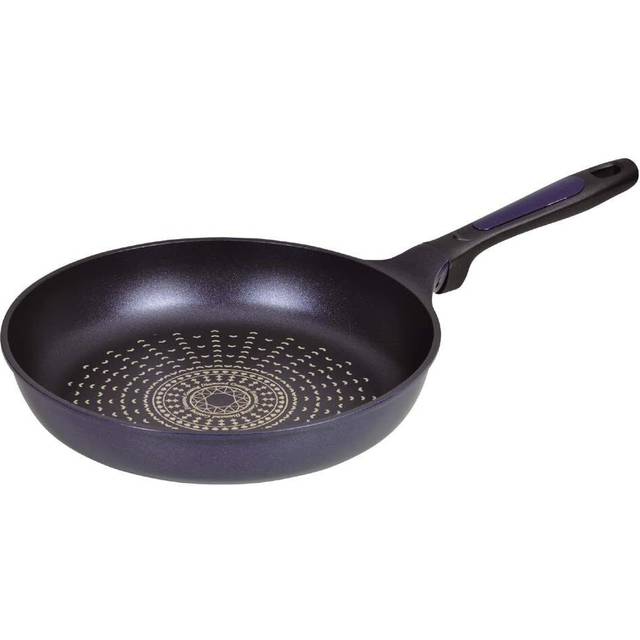 Pearl Metal Light Frying Pan 28cm For Gas Fire Only Surprisingly Light Blue Diamond Coat IH HB-2018 [Not compatible]