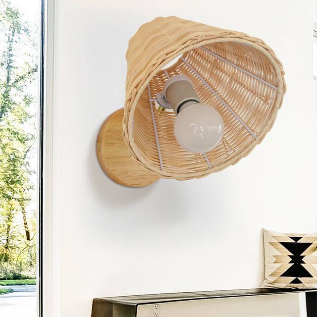 Alvida 1-Light Natural Armed Sconce (20cm W X 17cm D)