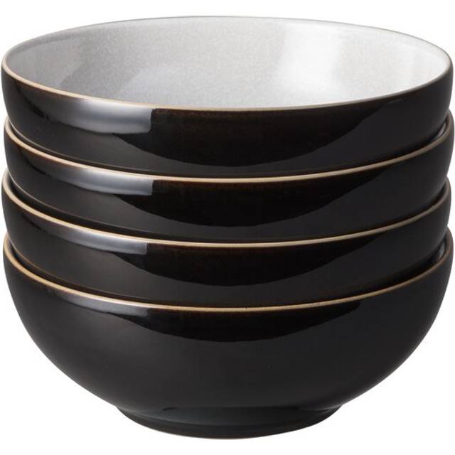 Denby Elements Set Of 4 Cereal Bowls &Ndash; Black