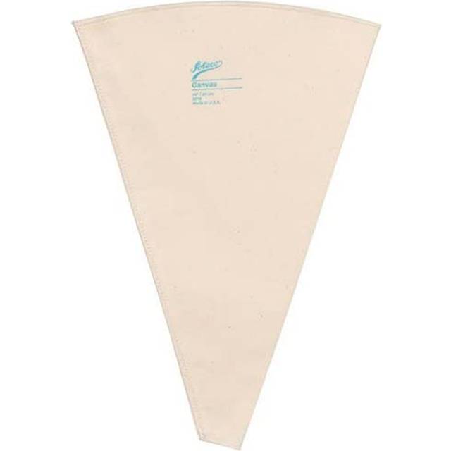 Ateco 3224 24 Canvas Pastry Decorating Bag - Durable Heat Resistant Canvas  Hemmed Tip  French Seamed Side.