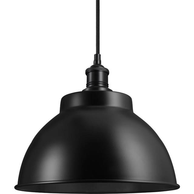 Brooklyn Dome Pendant Light - Black - 13 inch, Black Pendant Holder