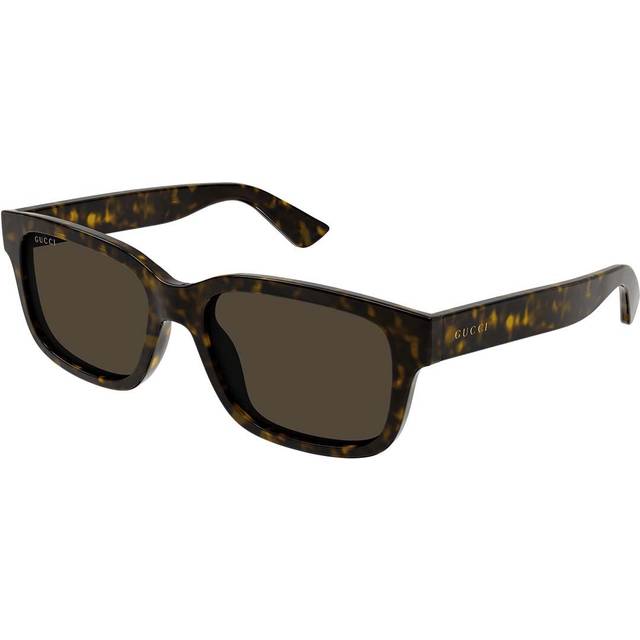 Gucci Brown Rectangular Mens Sunglasses GG1583S 002 56 (Dimension: 6.0000x5.0000x4.0000 inches)