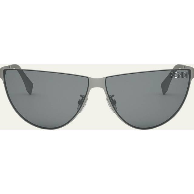 Fendi Woman Sunglass Fendi Cut Out FE40138U -  Frame color: Grey, Lens color: Grey