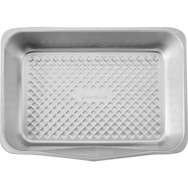 Aluminium Roasting Pan with Pouring Spout, 41.5cm x 31.5cm - Silver - One Size