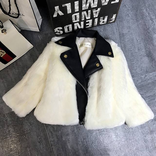 (White, 4-5Years) Baby Kids Girls Fur Coat outwear Winter Jacket UK