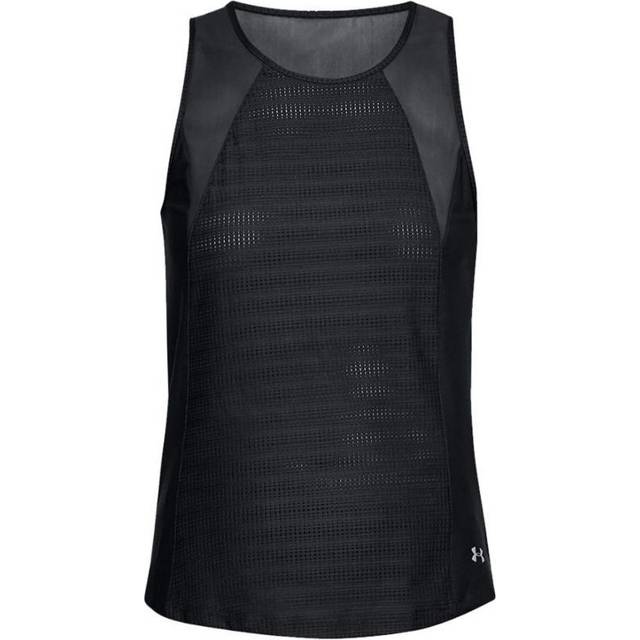 Under Armour Womens Balance Mesh Vest Training Tank Top 1320592 001 - Black Textile - Size X-Small