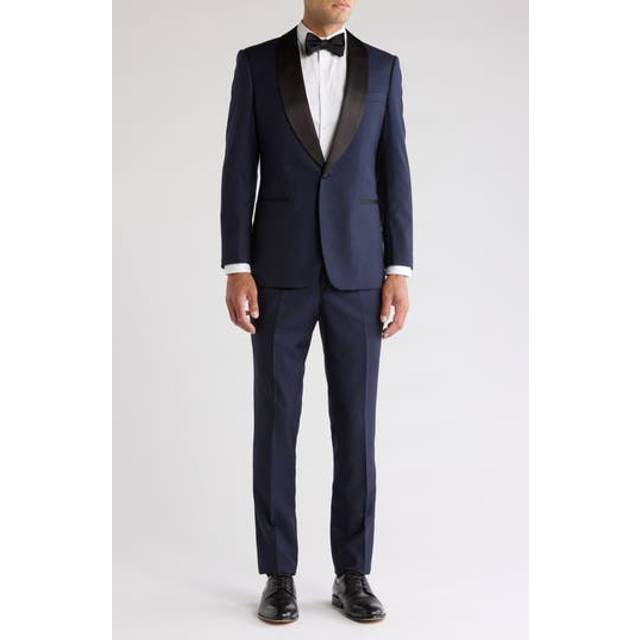 Cavalli Class 2pc Wool Tuxedo Suit