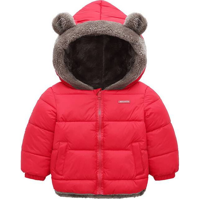 (Red, 2-3Years) Baby Kids Boys Girls Jackets Coats Outwear Warm UK