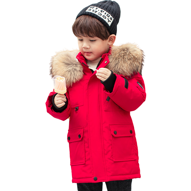 (Red, 7-8Years) Kids Boys Coats Duck down jacket Outwear Winter UK