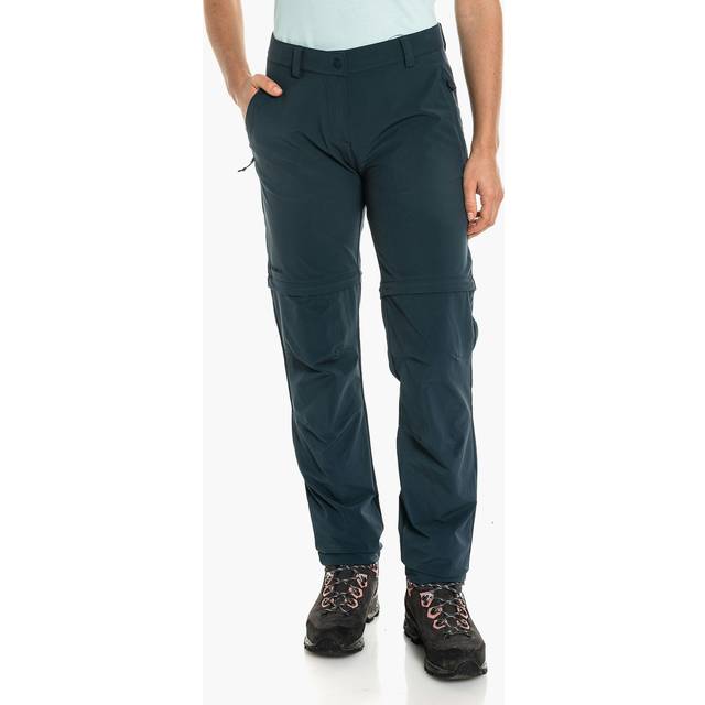 Schöffel - Women's Pants Ascona Zip Off - Walking trousers size 76 - Long, blue