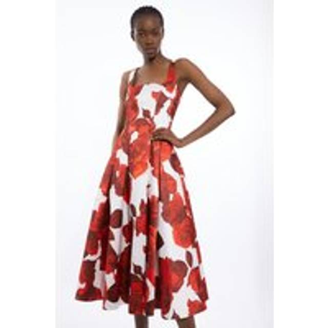 Rose Twill Prom Dress - Floral
