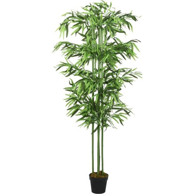 vidaXL Artificial Bamboo Tree 864 Leaves 180 cm Green