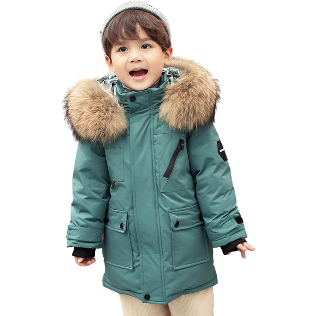 (Green, 4-5Years) Kids Boys Coats Duck down jacket Outwear Winter UK