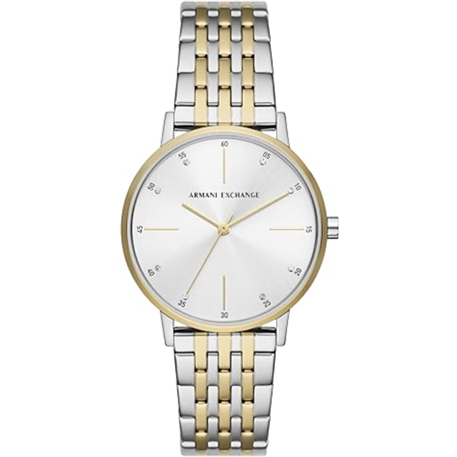 Armani Exchange AX7156SET Two Tone Bracelet And Watch Gift Set - W65430
