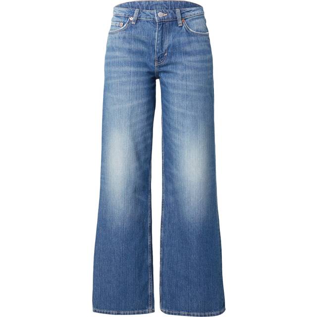 WEEKDAY Ample Low Rise Loose Wide Leg Jeans |Blå |28 x 32
