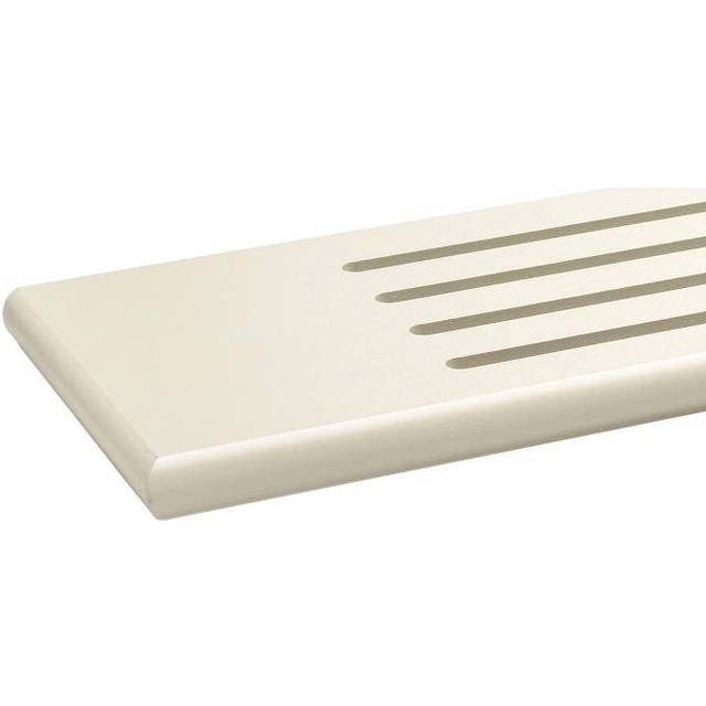 HABO Fönsterbänk mdf vit ventilerad 2400x160x18mm