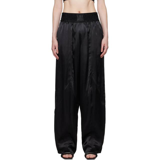 Alexander Wang Black Wide-Leg Trousers - BLACK 001 - XXS