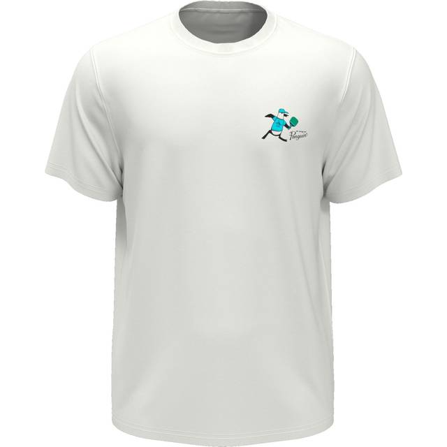 Original Penguin Men's Trademark Pickleball T-Shirt, Size Small, White, 100% Cotton | Golf Apparel Shop (S)