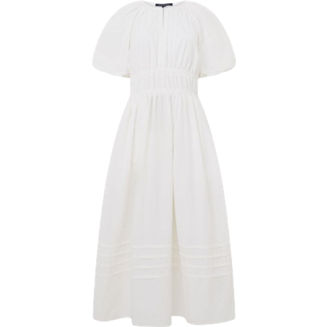 French Connection Alora Dress White - French Connection - Size: 8