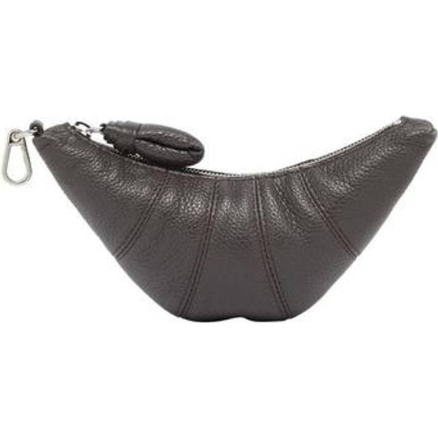 Lemaire Croissant leather cross-body purse - brown (One Size)
