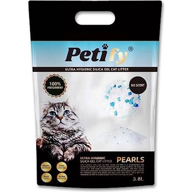 Ultra Hygienic Pearls Silica Gel Cat Litter 3.8L ECO Friendly