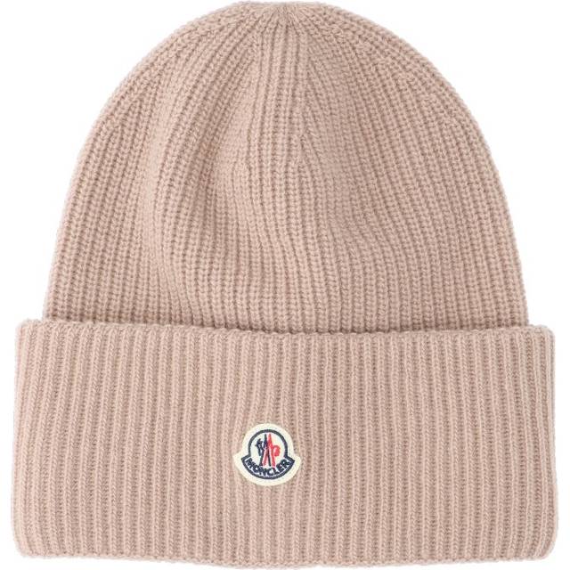 Moncler, Accessoarer, Dam, ONE Size, Klassisk mössa i ull - beige (ONE SIZE)