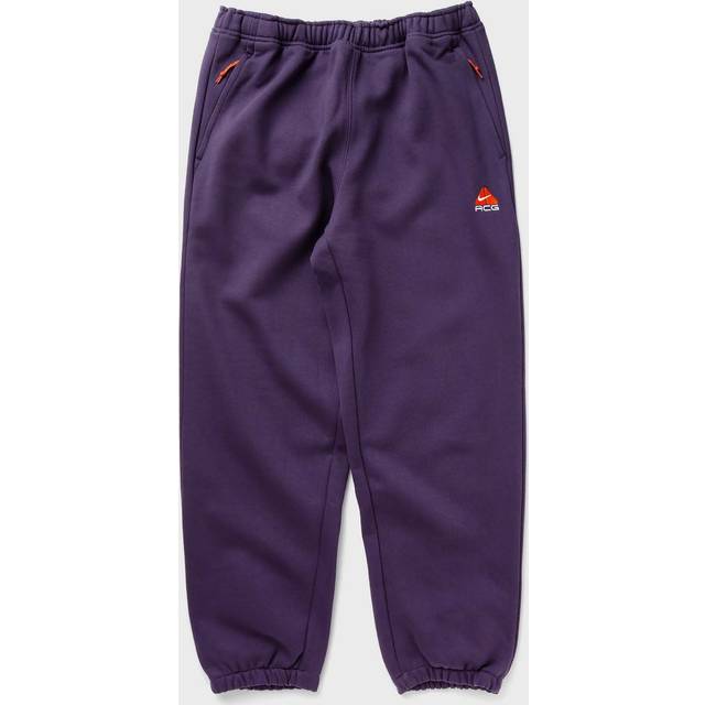 Sweatpants Nike ACG Therma-FIT Repel Tuff Fleece Lungs Pants Dark Raisin/ Safety Orange/ Summit White XL (XL)