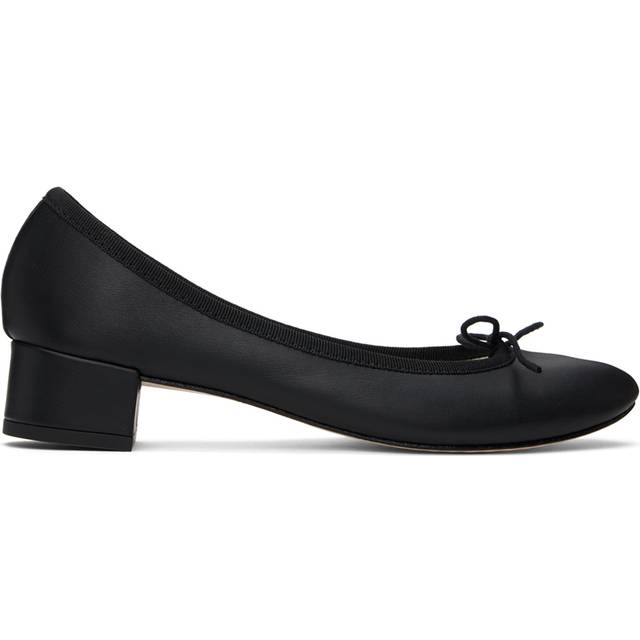 Repetto Black Camille Ballet Heels - 410 Noir - FR 36