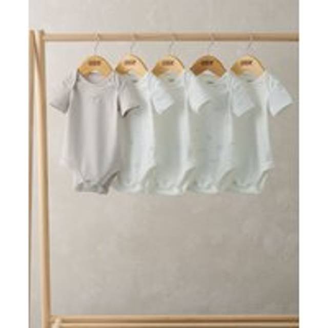 Stork Bodysuits (Set of 5) - MULTI - 6-9 Months