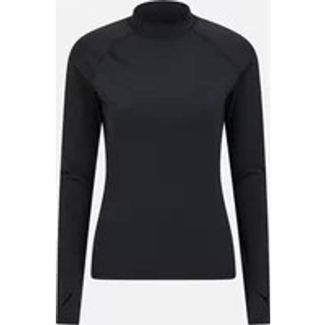 Mountain Warehouse Womens/Ladies Long-Sleeved Rash Guard 14 UK svart