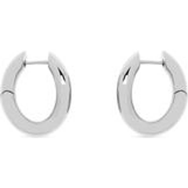 Balenciaga Loop XS Earrings - Silver - Women's - Brass