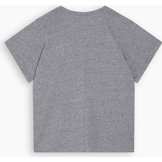 Kortärmat linne (plusstorlek) - Grå / Triblend Header Gray - 3X
