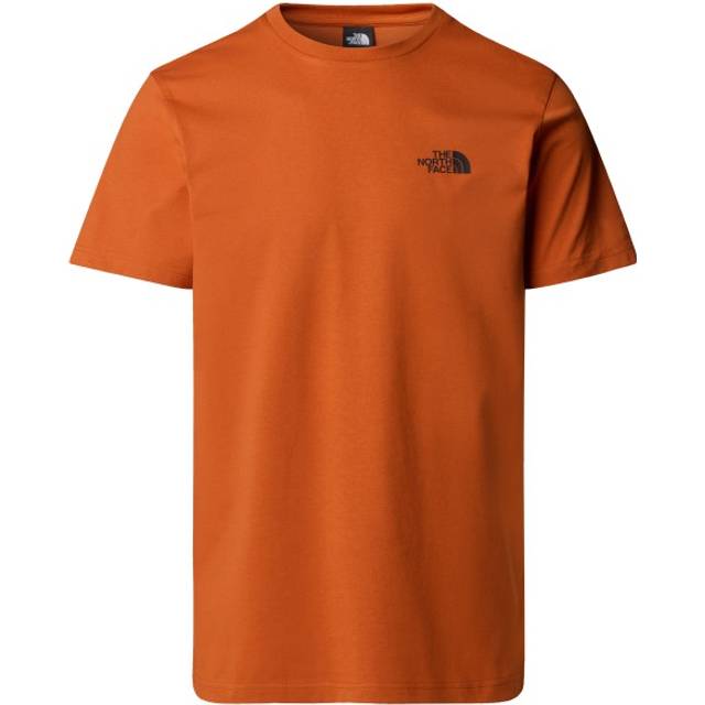 The North Face Simple Dome S/S Tee: Earthen Copper: M Size: M, Colour: